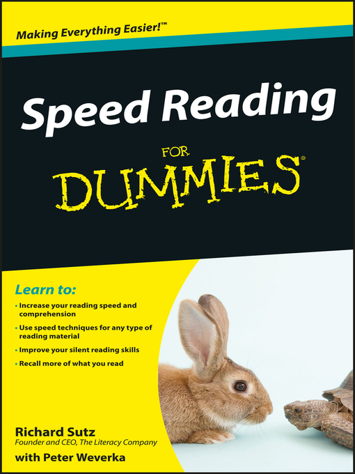 Title details for Speed Reading For Dummies by Richard Sutz - Available
